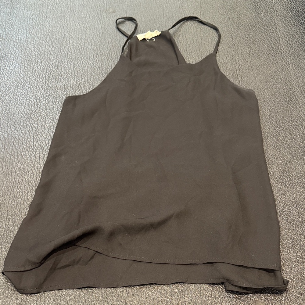 Stella Luce Black Spaghetti Strap Camisole